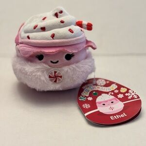 Squishmallows Ethel 4” Milkshake Plush